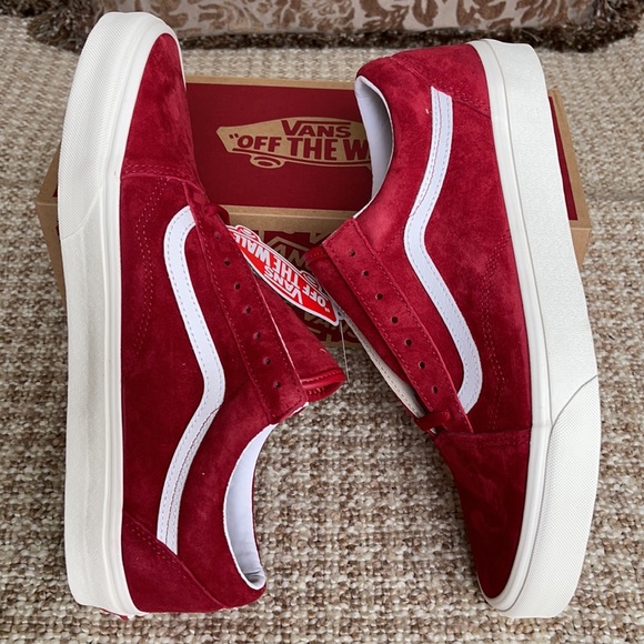 Vans Shoes - Vans Old Skool Pig Suede Chl Ppr/True White WMNS